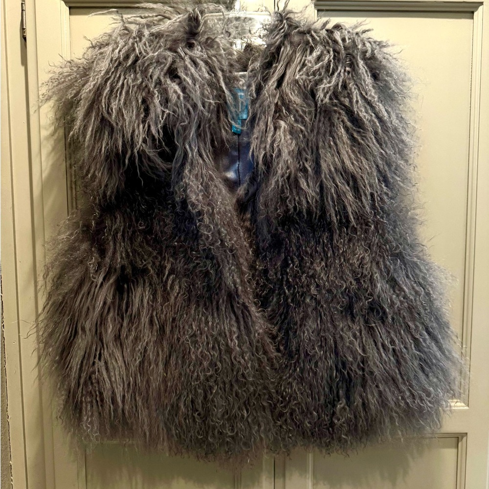 Barney’s NY Mongolian fur vest